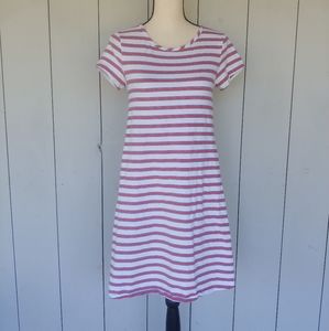 VINEYARD VINES | White & Red Stripped Dress